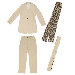 ☆ ベージュ ☆ L ☆ パンツスーツ レディース 通勤 おしゃれ pts8819 パンツスーツ レディース 上着 スラックス セットアップ ジャケット ズボン フォーマル 上下 スーツ 2点セット おしゃれ 婦人服 ノーカラー チェック柄 かっこいい