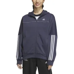 アディダス adidas マルチSPウェア レディース 裏起毛スウェットジャケット W 24/7 FZフーディ KNV55 2023FW [(IT6086)シャドーネイビー] [J/XL]