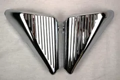 ゼファーΧ　エアクリカバー　メッキ/ カスタム サイドカバー エアクリーナー