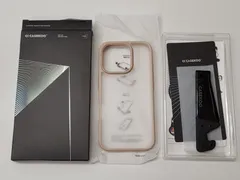 ★CASEKOO iPhone 16 Pro 用 ケース 耐衝撃 滑り止め 指紋防止 米軍MIL規格 マット仕上げ ストラップホール付き 黄変防止 耐久性 カバー ワイヤレス充電対応 アイフォン 16 プロ 用 6.3 インチ ケース(ゴールド)