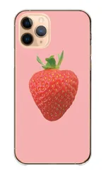 iPhone14Pro ケース カバー アイフォン14 プロ スマホケース ハードケース いちご 苺 イチゴ フルーツ 果物 韓国 かわいい シンプル ワンポイント カラー05