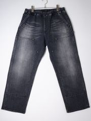 JACKSON MATISSEジャクソンマティス 2025SS  Skrova×JM Double knee Stretch Denim Pantsダブルニー ストレッチデニム イージーパンツ新品【M】【MDNA78251】
