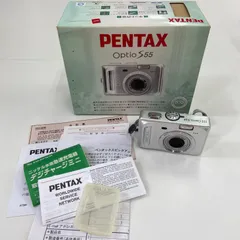 ✨美品 PENTAX Optio S55✨ コンパクトCCD デジカメ付属品完備 楽天