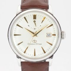 稼動品 オリエントスター ORIENTSTAR EL05-D0-B パワーリザーブ 自動巻 デイト アイボリー文字盤 メンズ腕時計 36mm