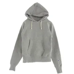 Champion チャンピオン USA製 赤タグ 復刻 リバースウィーブ フーデッド スウェット シャツ パーカー S グレー系 S【中古】