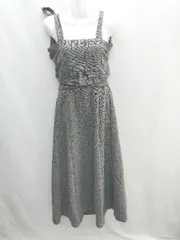 ◇ RETROGIRL レトロガール ロング丈 ワンピース サイズF ダークグレー レディース E  【1406180110000】