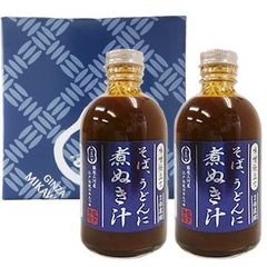【賞味期限:2025.07.31】煮ぬき汁(味噌味の麺つゆ)・銀座三河屋　300ml×2