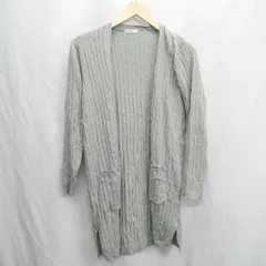 ◇ ⊇ GLACIER 長袖 カーディガン サイズM グレー レディース E  【1410290075906】