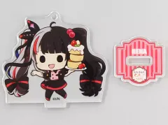 【中古】アクリルスタンド・アクリルパネル 夜見れな 「バーチャルYouTuber にじさんじCAFE in SWEETS PARADISE ミニキャラトレーディングアクリルスタンド」