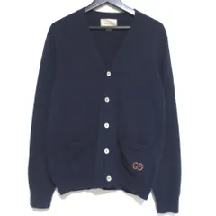 【極美品・国内正規品】GUCCI GG 黒 ニット カーディガン グッチ 現行 7433.jpg
