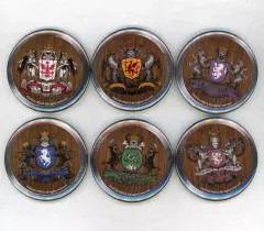 【中古】バッジ・ピンズ [単品] 紋章缶バッジ6種セット 「PS5/PS4/Switchソフト ユニコーンオーバーロード ファミ通DXパック」 同梱特典