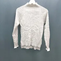 ◇ Aunt Marie's ハイネック 厚手 秋冬向け 大人カジュアル 長袖 セーター 表記なし ダークブラウン レディース E  【1309040056893】