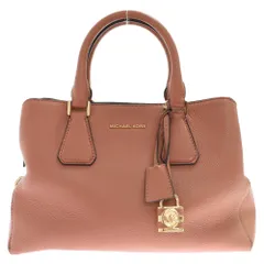 MICHAEL KORS (マイケルコース) レザーハンドバッグ ピンク/ゴールドのサムネイル