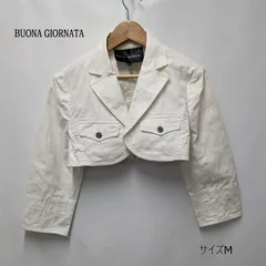 BUONA GIORNATA ボナジョルナータ  アウター ジャケット ホワイト サイズⅯ