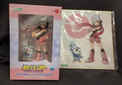 コトブキヤ ARTFX J/ポケットモンスター ポケットモンスター ヒカリ with ポッチャマ 特典イラスト色紙付き 特典付