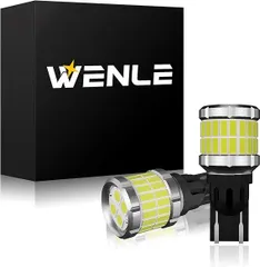【在庫処分】WENLE(ウエンレ) 超爆光4000LM! T16 led バックランプ 後退灯 ホワイト6000K 26W DC12V車用 左右分2本入り