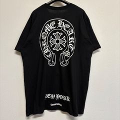 CHROME HEARTS New York NY Limited Horse Shoe クロムハーツ ニューヨーク 限定 ホースシュー 黒 ブラック 半袖 Tシャツ トップス メンズ レディース XXLサイズ 美品 最新作