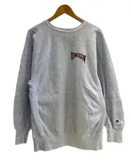 チャンピオン Champion 90s～ ヴィンテージ vintage 刺繍タグ リバースウィーブ REVERSE WEAVE US古着 UNION 両面プリント XL スウェット グレー LLサイズ 101MT-4948