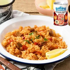 "CAN"Pの達人 チキンパエリアの素 缶詰 非常用 防災 具材入れるだけ 簡単 国分 K&K 0517208のサムネイル