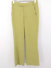 ◇ LOWRYS FARM ローリーズファーム センタープレス パンツ サイズM イエロー系 レディース E  【1302040002259】