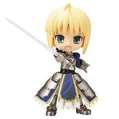 [중고](미사용·미개봉품) 코토부키야 큐 포쉬 Fate/stay night 세이버 논스케일 PVC제 도장이 끝난 가동 피규어 60wa65s