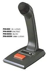 TOA 卓上型マイク600Ω　不平衡 ホーンプラグ付 PM-660 n5ksbvb 中古】【非常に良い】TOA 卓上型マイク600Ω 不平衡 ホーンプラグ