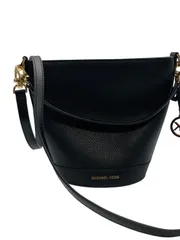 ♪2122 MICHAEL KORSクロスボディ スモール TOWNSEND ペブルレザー 未使用保管品 32R4G10C5L 黒