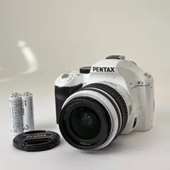 大人気⭐️PENTAX K-x ホワイト ダブルレンズ 美品 動作良好 ペンタックス PENTAX K-x ホワイト レンズキット 美品
