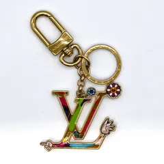 Louis Vuitton ルイヴィトン LV x TM チャーム キーホルダー LVアイコニック スーパーフラット M02468 (20422)