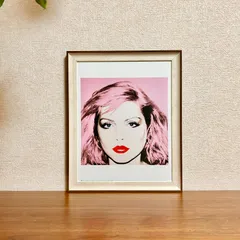 新品☆額縁付アートポスター(BRUCE MCGAW GRAPHICS)☆アンディ・ウォーホル（Andy Warhol）☆ポップアート☆Debbie Harry, 1980 (pink)☆186