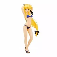 【中古】フィギュア フェイト・T・ハラオウン 水着Ver. 「魔法少女リリカルなのはStrikerS」 1/4 PVC塗装済み完成品