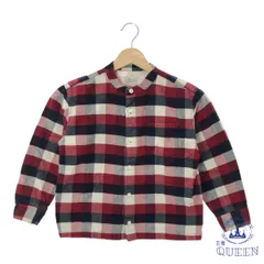 ☆美品☆ MUJI 無印良品 トップス シャツ ボタン 襟 カジュアル おしゃれ 長袖 レディース チェック 130 901-14006 送料無料 古着