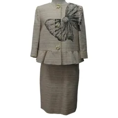 レッド ヴァレンティノ RED VALENTINO セットアップ スーツ スカート ペプラムジャケット 七分袖 ピンク系 スカート40 ジャケット42 M-L相当 0311のサムネイル