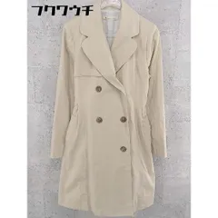 ◇ ◎ MAJESTIC LEGON マジェスティックレゴン リボン付き 長袖 トレンチコート サイズF ベージュ レディース 【中古】 【1002801968465】のサムネイル