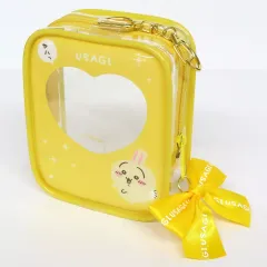【中古】バッグ うさぎ マスコットも入るクリアポーチ 「ちいかわ なんか小さくてかわいいやつ」