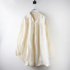 美品 24SS ジャーナルスタンダードラックス journal standard luxe ローンリップルスキッパーシャツ/アイボリー ブラウス【2400014502077】のサムネイル