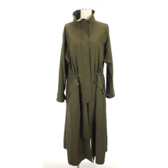 ウィムガゼット Whim Gazette 22SS ナイロンタフタ コート ロング ジップアップパーカー WGZ1021308A0001 カーキ F