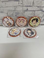 【S6-70】◎ プニミニ缶バッジ 「閃乱カグラ 爆乳ハイパーWEBくじ 5パイ目」 G-1〜5賞　5点セット