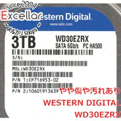 稼働66時間 内蔵HDD 3TB WD30EZRX