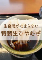 【特製生ひやむぎ】130g×10食　スープ、柚子胡椒付