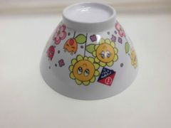 送料込み　(未使用品)  ノリタケメラミン　お茶碗　お花