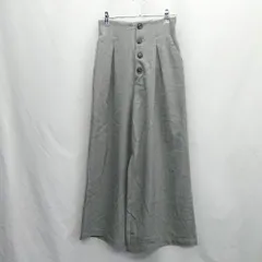 ◇ ⊇ Te chichi　テチチ ウエストゴム　ハイウエスト ワイドパンツ サイズM グレー レディース E  【1409240017028】のサムネイル