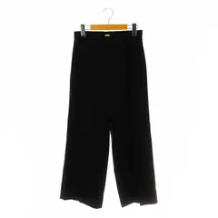 MUSE Deuxieme Classe EDEN クロップド ワイドパンツ 黒 Deuxieme Classe（ドゥーズィエムクラス）の「EDEN セミワイド