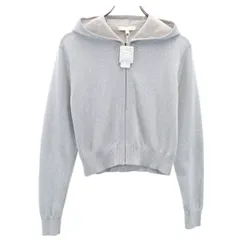 未使用 To b. by agns b トゥービーバイアニエスベー 長袖 ラメ ショート ジップパーカー TU シルバー レディース 古着