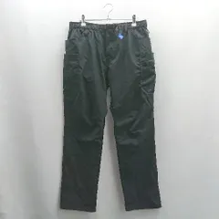 ◇ ⊇ GERRY ジェリー シンプル 薄手 カーゴパンツ サイズLL ブラック メンズ E  【1504240022864】