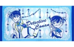 【中古】タオル・手ぬぐい(キャラクター) 江戸川コナン＆工藤新一 バスタオル 「セガラッキーくじ 名探偵コナン -黒と白-」 白A賞