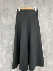 &NOSTALGIA ノスタルジア ダンボール フレア ロング スカート sizeM/黒 ■■ レディース