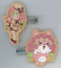 【中古】アクセサリー(非金属) 甘露寺蜜璃 クッキー風ヘアクリップ 「鬼滅の刃×ufotable Cafe×マチ★アソビCAFE バレンタイン＆ホワイトデーイベント2025 前期」