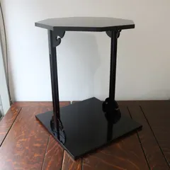 輪島塗 裏千家 鵬雲斎好 溜塗 竹寿棚 共箱 塗師 輪島塗 裏千家 鵬雲斎好 溜塗 竹寿棚 共箱 塗師