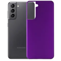 Galaxy S21+ ケース SCG10 ギャラクシーs21プラス  耐衝撃 シンプル さらさら ハード ケース 【Color】 パープル